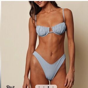 Montce Sky Blue Bikini Set